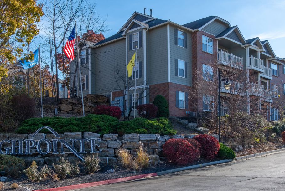 Highpointe Apartments 6th Street and Iowa, close to downtown Lawrence Kansas.